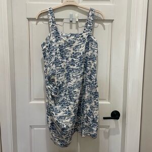 Abercrombie & Fitch blue & white dress
